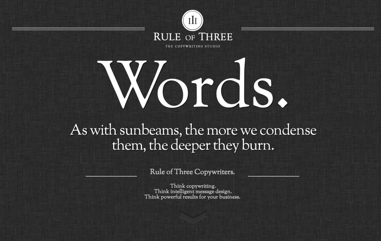 Rule of Three